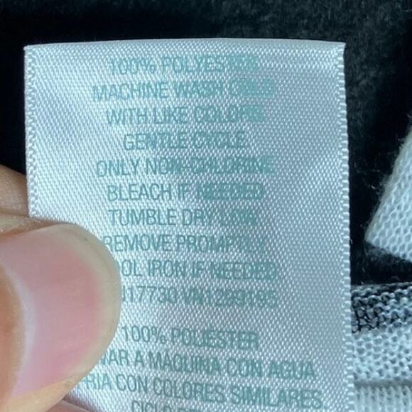 Kona Sol Womens Shirt White Black Sheer Beach Cover Up Drawstring Waist XL - Picture 7 of 12